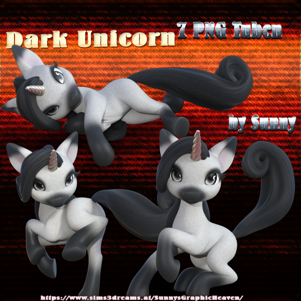 PNG Tuben Set „Dark Unicorn“